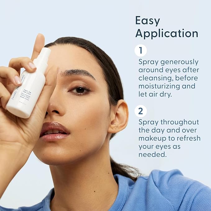 twenty/twenty Easy On The Eyes – 0.02% Hypochlorous Acid Spray to Cleanse Eyelashes – Reduce Eyelid Irritation – Safe for Sensitive Skin – Ophthalmologist Developed–Vegan, Clean Ingredients – 60ml-GlimoraGlow