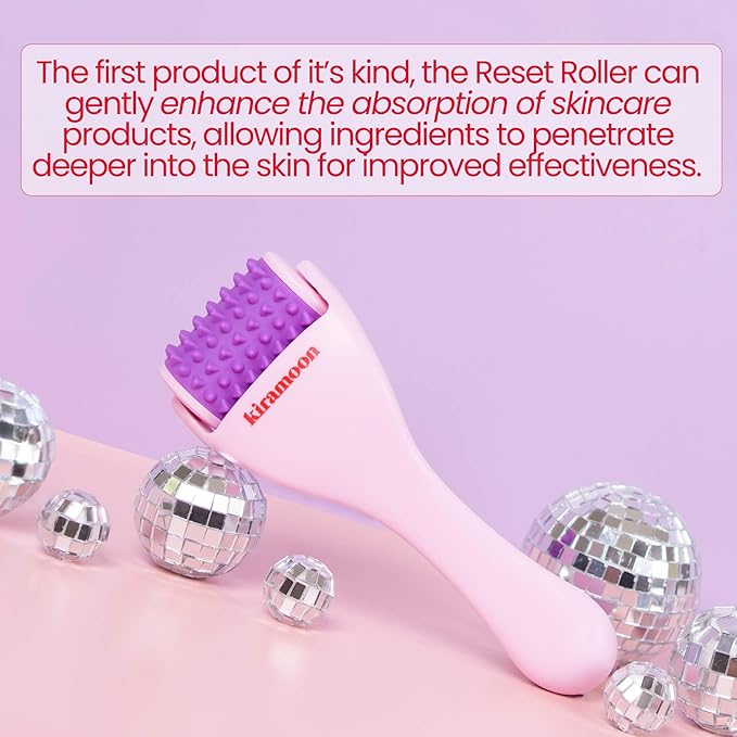 Reset Roller to Boost Skincare Absorption, Reduce Puffiness, Relax Jaw Muscles, and Promote Collagen. Anti-Aging and Relaxing Silicone, Gifts for Her-GlimoraGlow