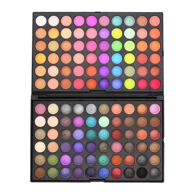 120 Colors Highly Pigmented Eye Makeup Palette,Spotlight Eyeshadow Palette Natural Colors Make Up Eye Shadows Long Lasting Waterproof Eye Shadow Cosmetics Gift Kit-GlimoraGlow