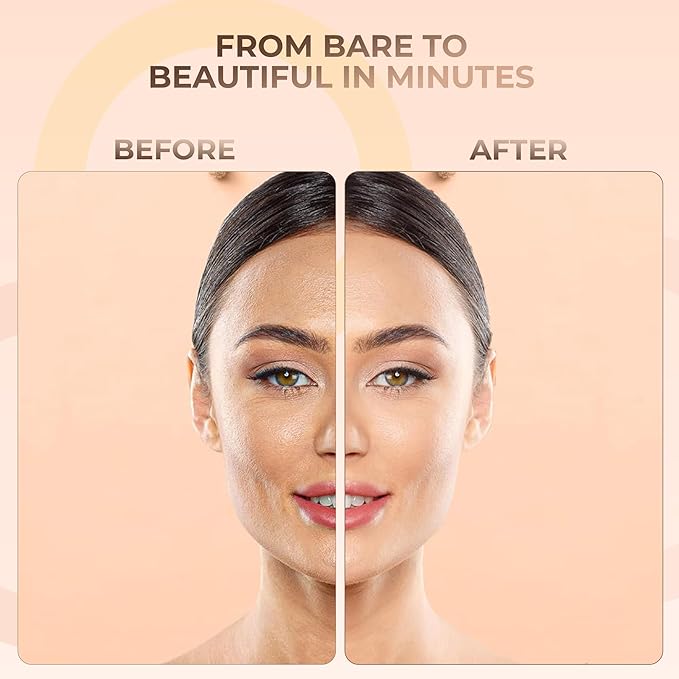 (1 Pound) (Beige) Foundation Powder Refill By Sweet Face Minerals, Lightweight Mineral Loose Makeup Powder with SPF 20, Full Coverage Flawless Finish, Talc-free, Cruelty-Free, Refill Pouch-GlimoraGlow