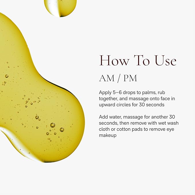 Angela Caglia Neroli Cleansing Oil - Makeup Remover & Face Cleanser with Lipid-Lock Technology - Organic Moringa, Marula, Black Currant & Neroli Oils - Soothing Hydration & Barrier Support-GlimoraGlow