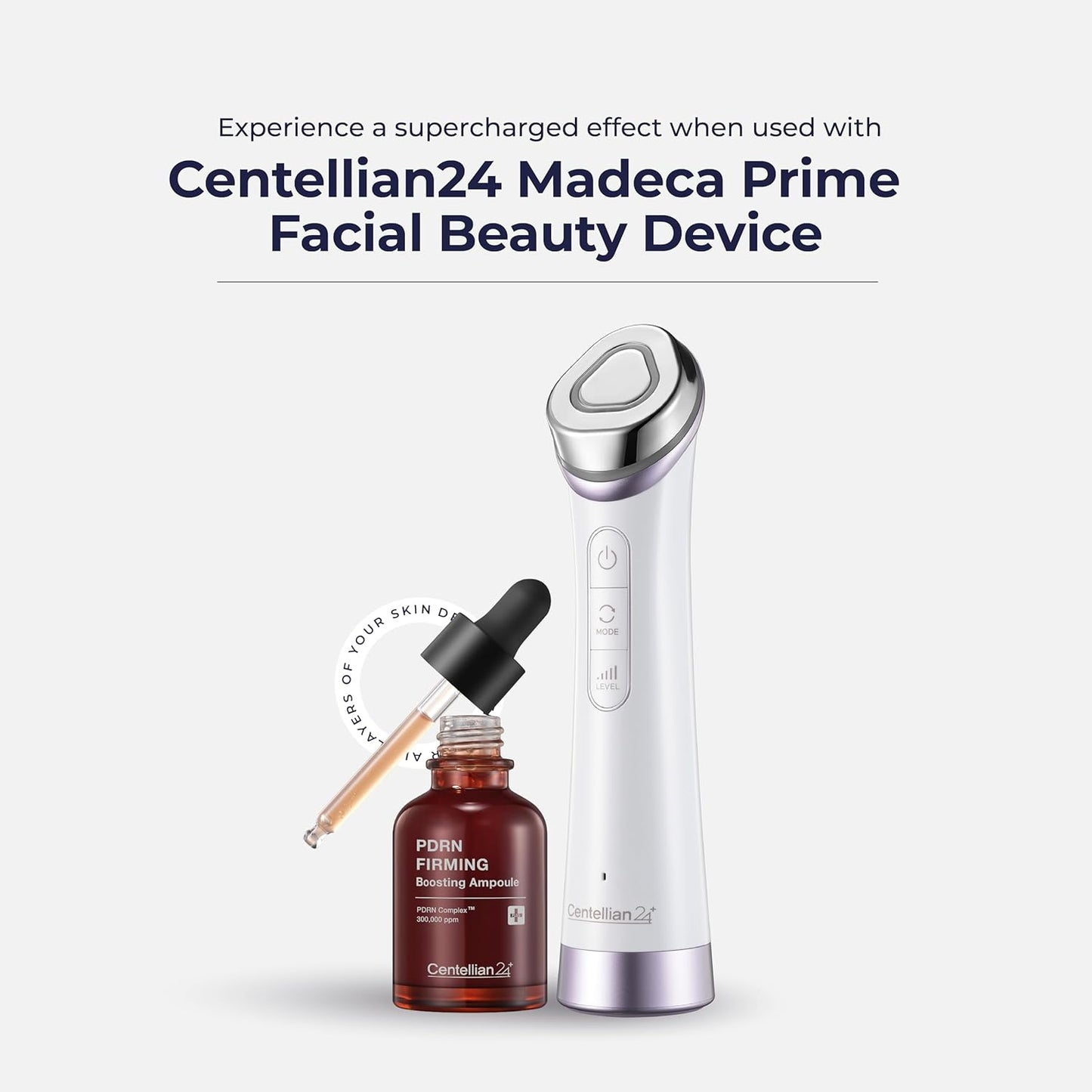 Centellian 24 PDRN Firming Boosting Ampoule (1.01 fl oz) - Improved Skin Elasticity by Dongkook Pharmaceutical. PDRN 300,000 ppm, Hydrolyzed Collagen & Elastin-GlimoraGlow