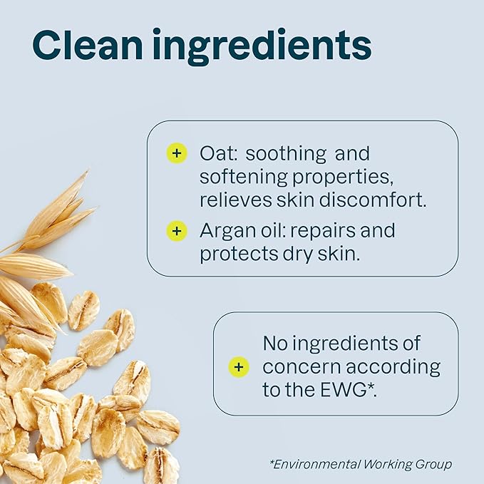 ATTITUDE Body Lotion for Sensitive Skin with Oat, EWG Verified, Dermatologically Tested, Vegan, Argan Oil, 16 Fl Oz-GlimoraGlow