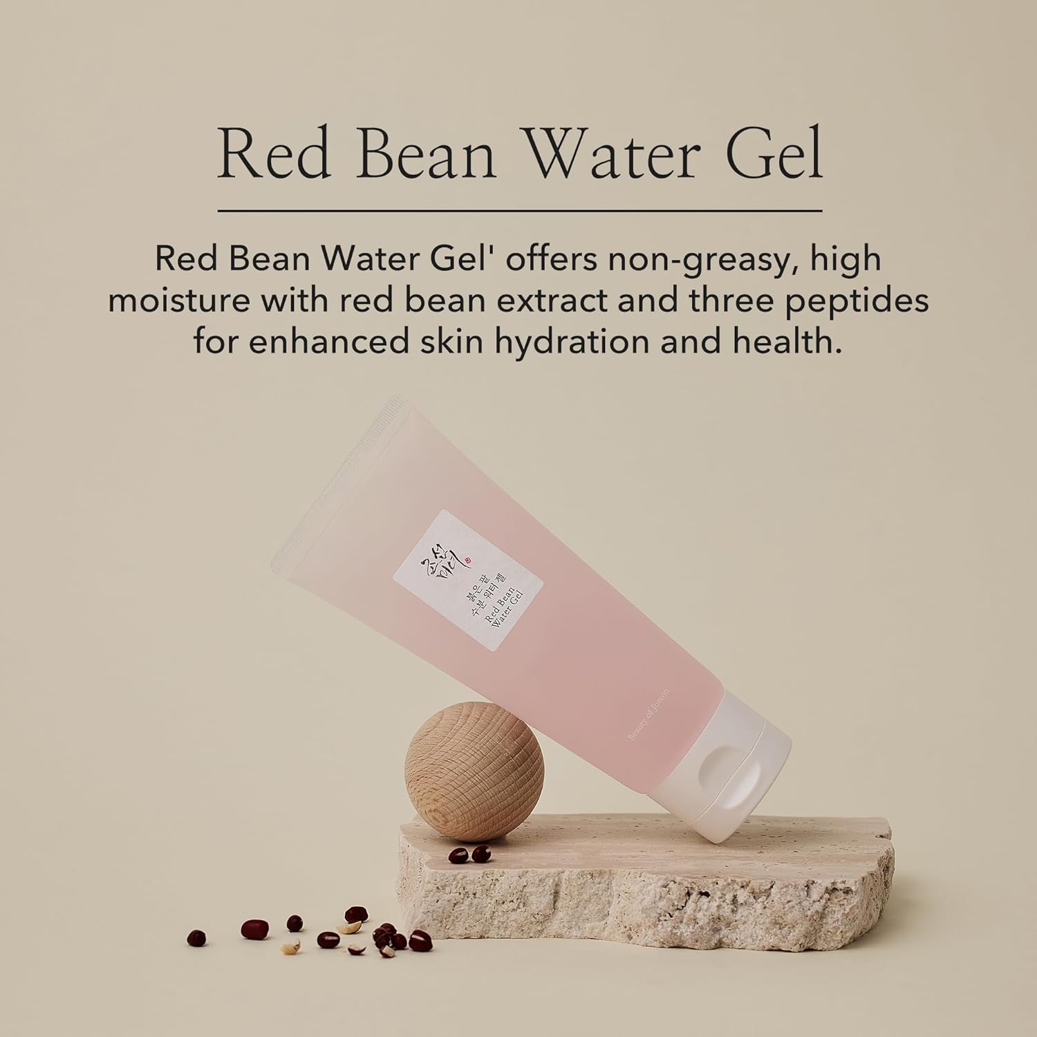 Beauty of Joseon Red Bean Water Gel Hydrating Peptide Hydro Boost Moisturizer for Acne Prone Dry Skin, Korean Skin Care for Men and Women, 100ml, 3.38 fl.oz-GlimoraGlow
