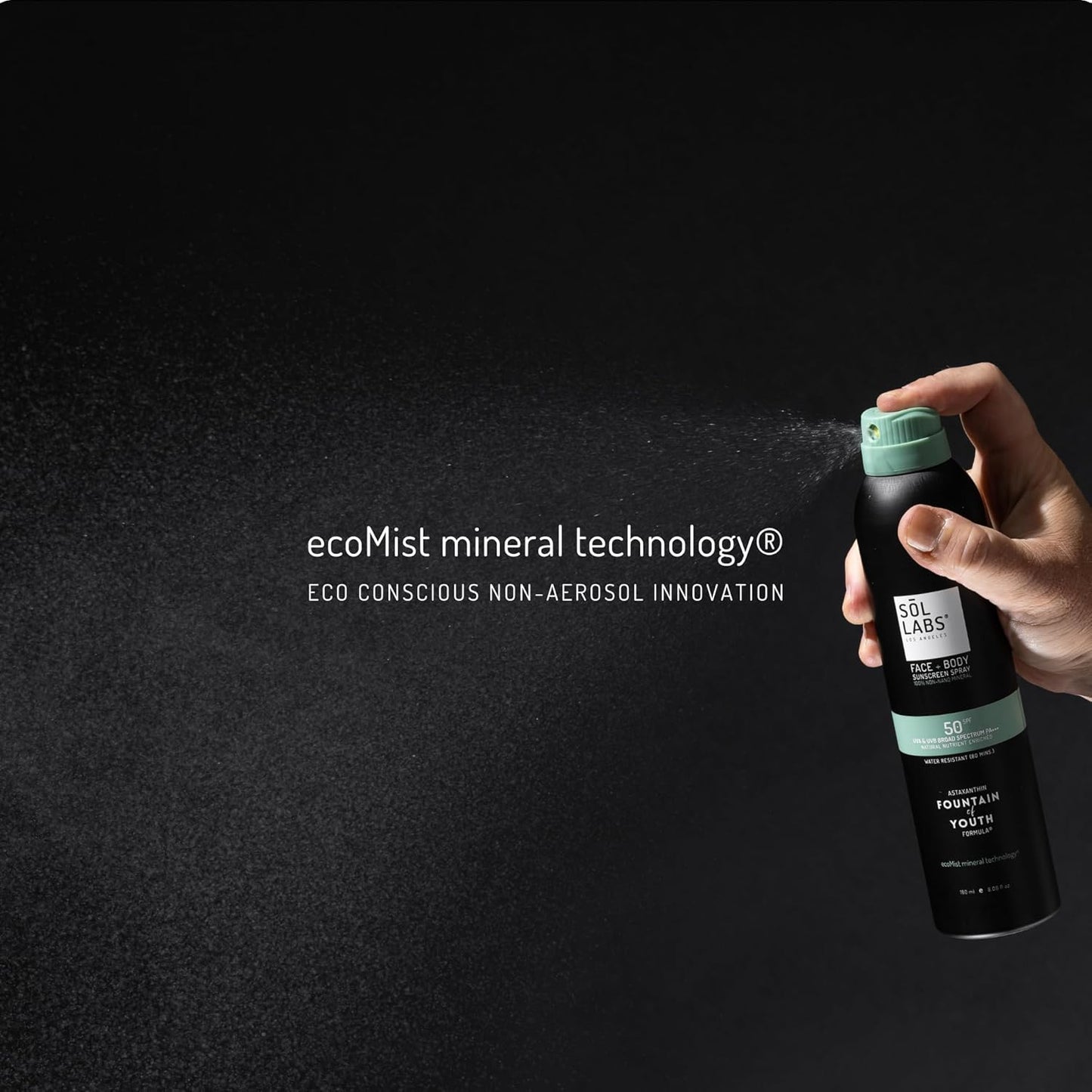 Mineral Sunscreen Spray SPF 50 – Reef Safe Sunscreen Spray, Lightweight Zinc Oxide, Water-Resistant – Korean Skincare, Face & Body Sun Protection-GlimoraGlow