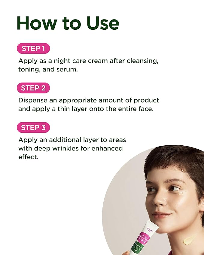 CKD Retino Collagen Intensive Cream - Retinal Spot Collagen Cream for Fine Lines, Deep Wrinkles, and Sagging Reduction. Anti-Aging and Youthful Skin. Korean Skin Care. 0.84 fl oz-GlimoraGlow