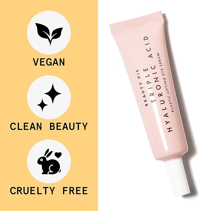 Beauty Pie Triple Hyaluronic Acid Elastic Lifting Eye Serum 15ml – Firming & Brightening Treatment for Dark Circles, Puffiness & Fine Lines – Lightweight, Fragrance-Free Eye Serum-GlimoraGlow