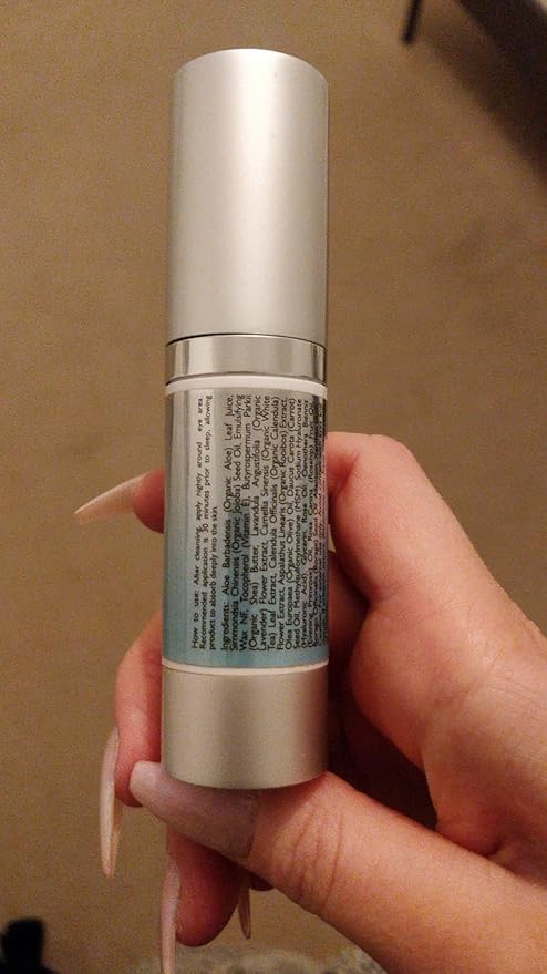 Under Eye Brightener Serum for Puffy Eyes & Dark Circles - Hydrating, Anti Aging, Under Eye Serum - Fast Absorption & Lightweight Finish-GlimoraGlow