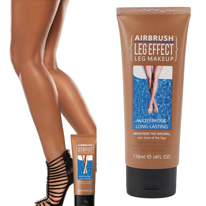 118ml Leg Makeup Lotion, Leg Body Makeup, Airbrush Legs, Body Makeup Waterproof Long Lasting Full Coverage Lightweight Leg Body Cosmetic for Wedding (3#)-GlimoraGlow