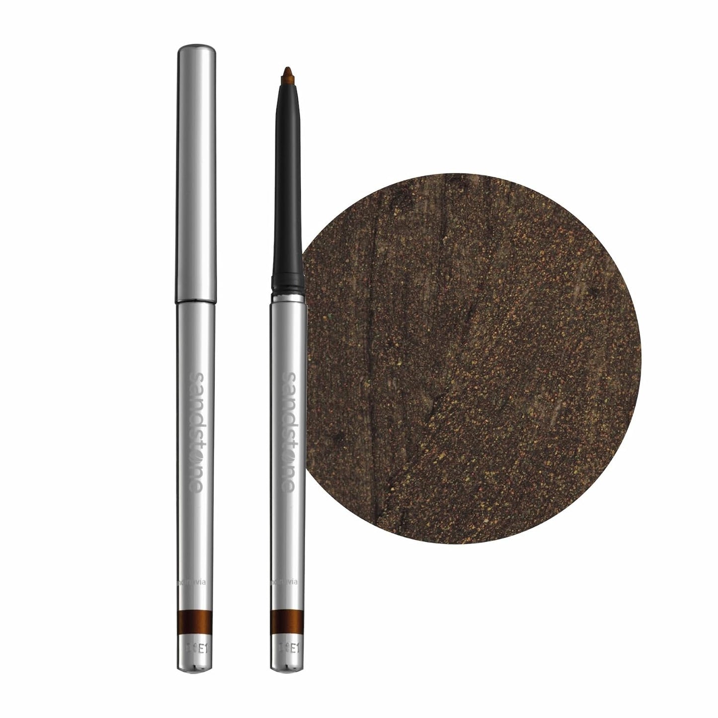 Hypoallergenic Waterproof Eyeliner - Fragrance Free Metallic Eye liner - Vegan and Cruelty Free Eye Pencil - Eyeliner Pencil for Sensitive Eyes (Spicy Cinnamon)-GlimoraGlow