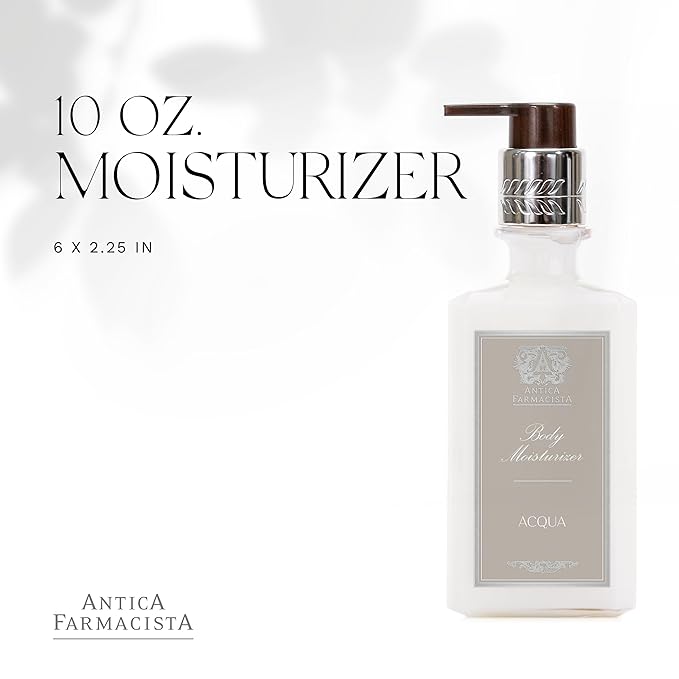 Antica Farmacista Body Moisturizer - Moisturizing Scented Lotion - Premium Body Moisturizer - Luxury Gift for Women & Men - Hand & Skin Hydration - Acqua Body, 10 Fl Oz-GlimoraGlow