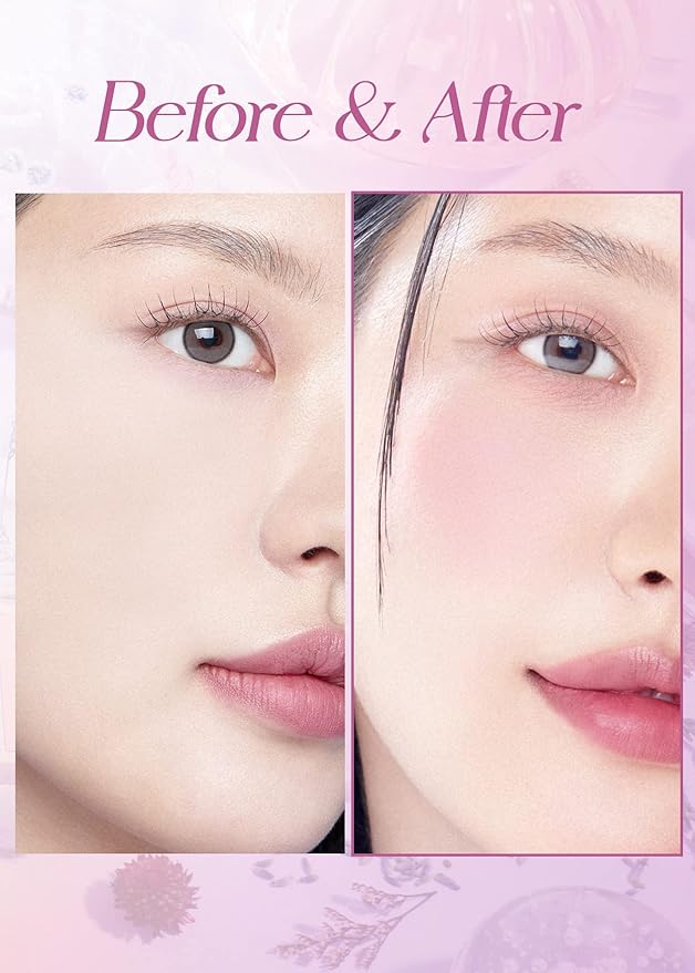 I'm Meme Palette - Afternoon Tea Blusher | Blossom Tea Blended, Cool Tone Blush for Cheek, Soft Pink, Peach, Lavender, 3 Shades Palette, Matte Powder Blush for Face&Cheeks, 0.4oz-GlimoraGlow