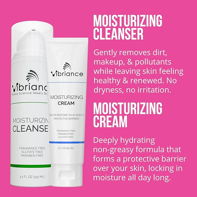 Vibriance Premium Skincare Bundle | Super C All-in-One Serum, Face Cleanser, Moisturizing Cream, Sheer Zinc Sunscreen SPF 50, Age Defying Body Creme - Heal, Hydrate, Protect, Rejuvenate-GlimoraGlow