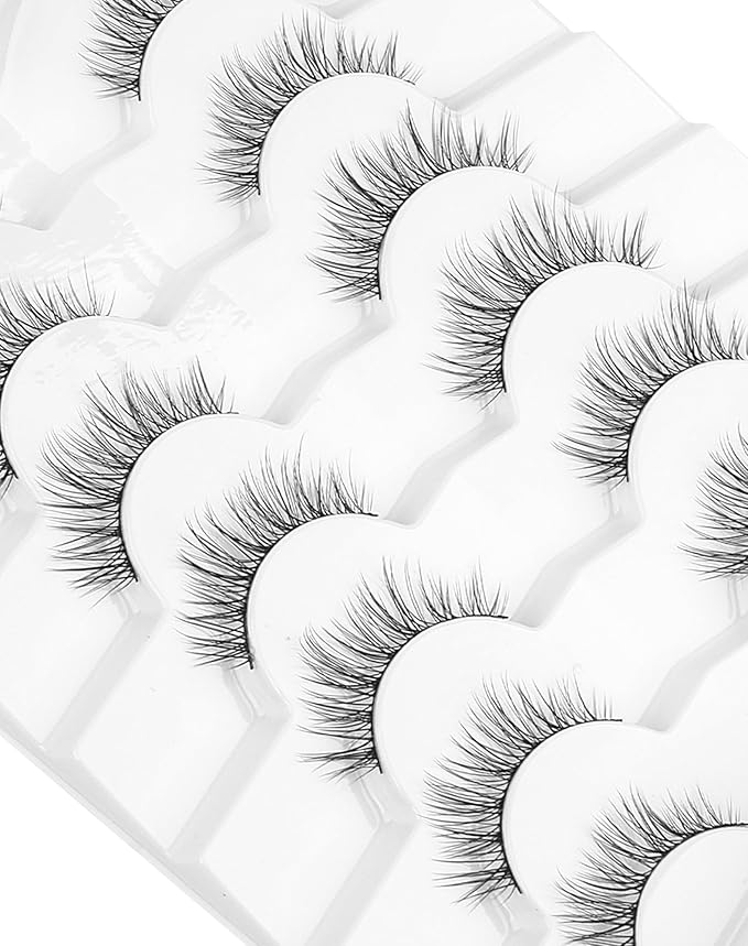 Natural Lashes Natural Eyelashes Short Eyelashes Natural Look False Eyelashes Wispy Eye Lashes Small Lashes Fake Lashes K28-GlimoraGlow