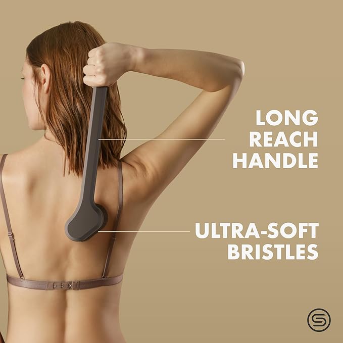 SONN Self Tanner Brushes - Body and Face Kabuki Brush Applicator for Fake Tan, Lotion, Makeup, and Sunscreen, Back Applicator for Sunless Tanner and cream (Body Brush)-GlimoraGlow