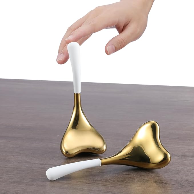 2-in-1 Gua Sha Cryo Sticks, Facial Skin Care Tools for Women Facial Massager, Unbreakable Stainless Steel Esthetician Supplies, Cooling Ice Globes Roller with Carry Case-GlimoraGlow