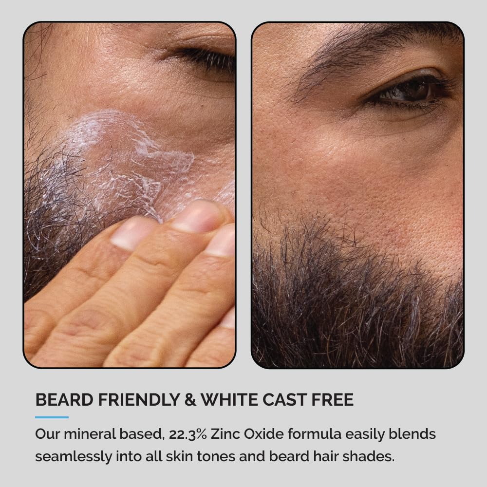 ZEUS Men's Daily Defense SPF50 Face Moisturizer for Men, Natural & Organic, Zinc Oxide Face Moisturizing Mineral Sunscreen, Hydrates & Protects Skin Against Harmful UV Rays (Made in USA)-GlimoraGlow