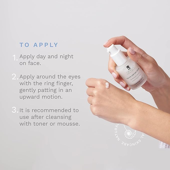 Revitalizing Eye Serum w/Snail Secretion Filtrate, Vitamin E, Chamomile & Aloe Vera - Under Eye Care for Moisturizing and Hydrating - No Parabens & No Sulfates (0.70 fl. oz)-GlimoraGlow