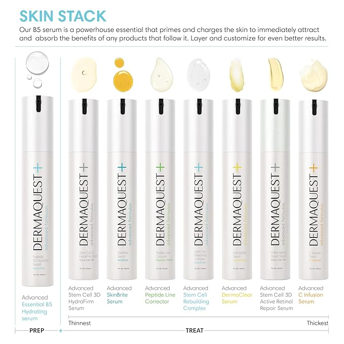 DermaQuest+ NEW Peptide Line Corrector Face Serum (1oz)-GlimoraGlow