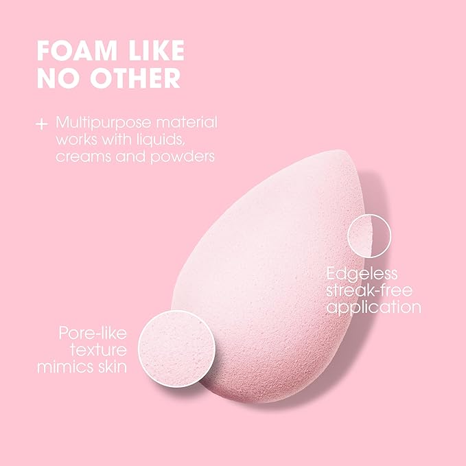 Beautyblender® | Bubble Blender Makeup Sponge | Blend Liquid Foundations, Powders and Creams | Streak Free Application | Vegan, Cruelty Free | Made in USA-GlimoraGlow