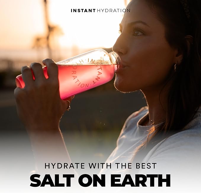 Instant Hydration Electrolytes Powder Packets - Raspberry Electrolyte Drink Mix - Zero Sugar - Keto, Vegan, Gluten-Free, Non-GMO - Boost Recovery, Brain Health, Muscle & Tissue Support- 30 Sticks-GlimoraGlow