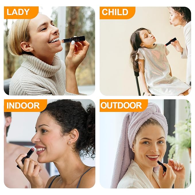 10 Pack Tinted Lip Balm Stocking Stuffers Tinted Chapstick - Moisturizing, Soothing, and Repairing Dry and Chapped Lips-GlimoraGlow