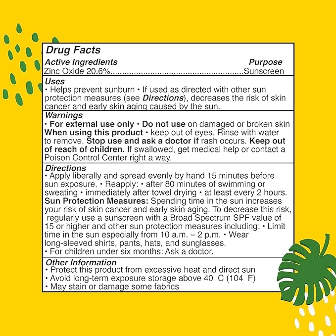 Hello Bello Mineral SPF 50 Face & Body Sunscreen Stick, Water Resistant and Reef Friendly Roll On Sun Protection, 1oz-GlimoraGlow