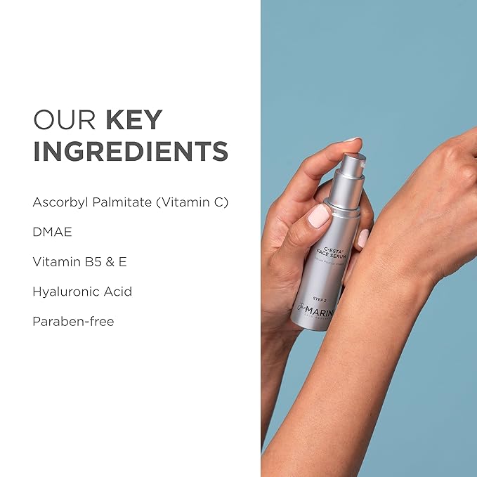 Jan Marini Skin Research C-ESTA Serum - Antioxidant-Rich Beauty Product for Dry, Oily & Normal/Combo Skin - Lifting & Firming Serum with Vitamin C - 1 fl oz-GlimoraGlow