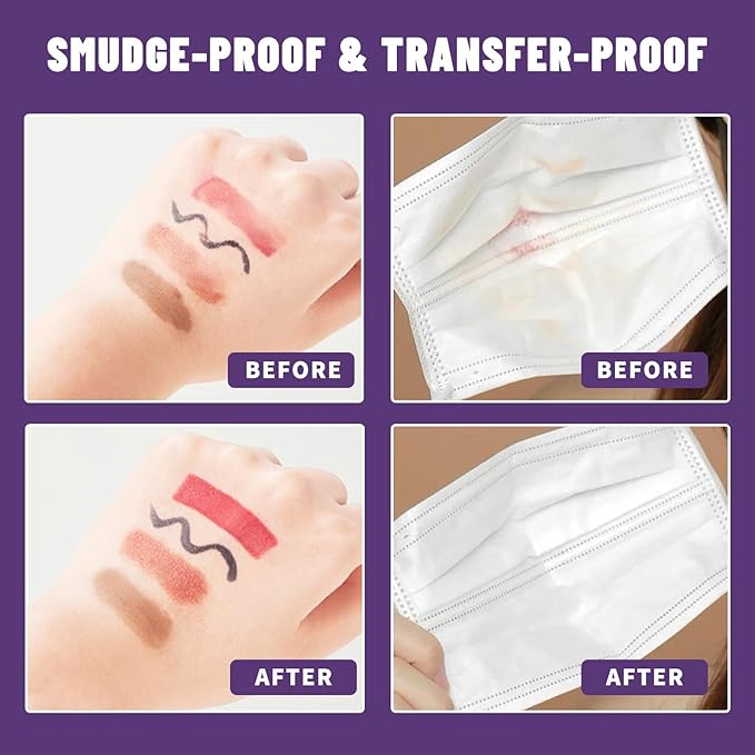 UCANBEMAKUP Long Lasting Makeup Setting Spray Kit- 6.76 Fl oz Hydrating Matte Finish Mist Lightweight Face Make up Fixer +Translucent Loose Setting Powder+2PC Sponge Puff Set-GlimoraGlow