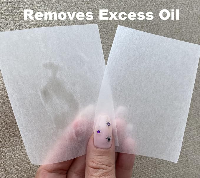 2 Pks FRAGRANCE-FREE Unscented Natural Abaca Blotting Paper - 100 Oil Blotting Sheets - Makeup Friendly UNISEX Oily Skin Shine Blotter Photography Zoom Meetings Travel Gym School - MADE IN TAIWAN-GlimoraGlow
