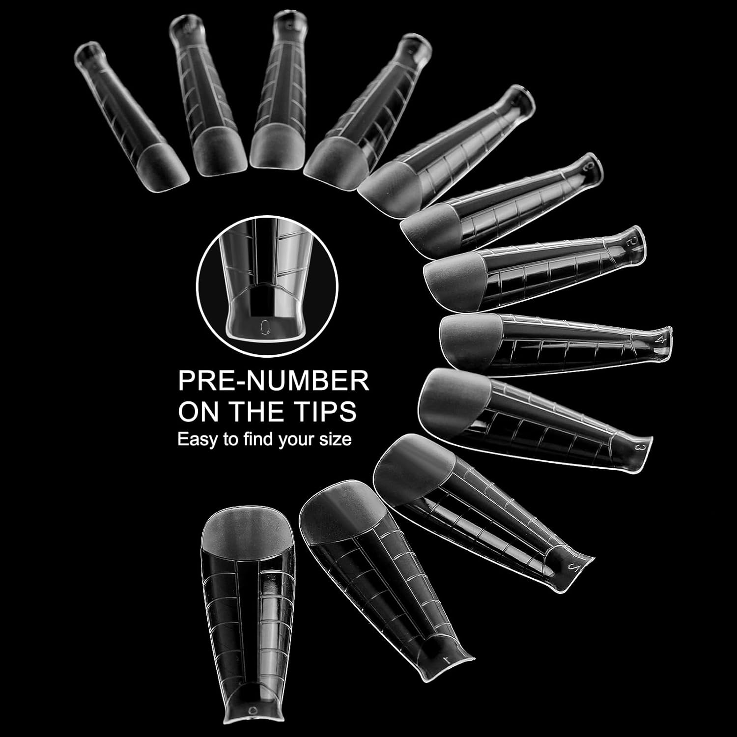 120Pcs Dual Nail Forms,T-Shape Extension Poly Nail Gel Nail Forms Full Cover Reusable Nail Molds 12 Sizes for Solid Nail Gel Glue Nail Art Design Salon&DIY-GlimoraGlow