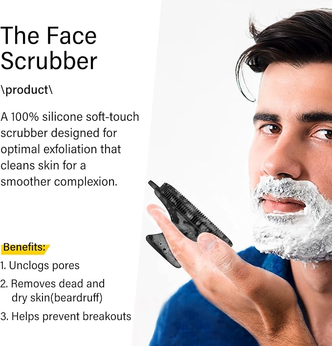 2 Pack Face Scrubber,Silicone Facial Cleansing Brush for Men & Women,Reusable Gentle Facial Waterproof Cleansing Skin Brush Exfoliating Scrubber for Sensitive Skin (Black/Pink)-GlimoraGlow