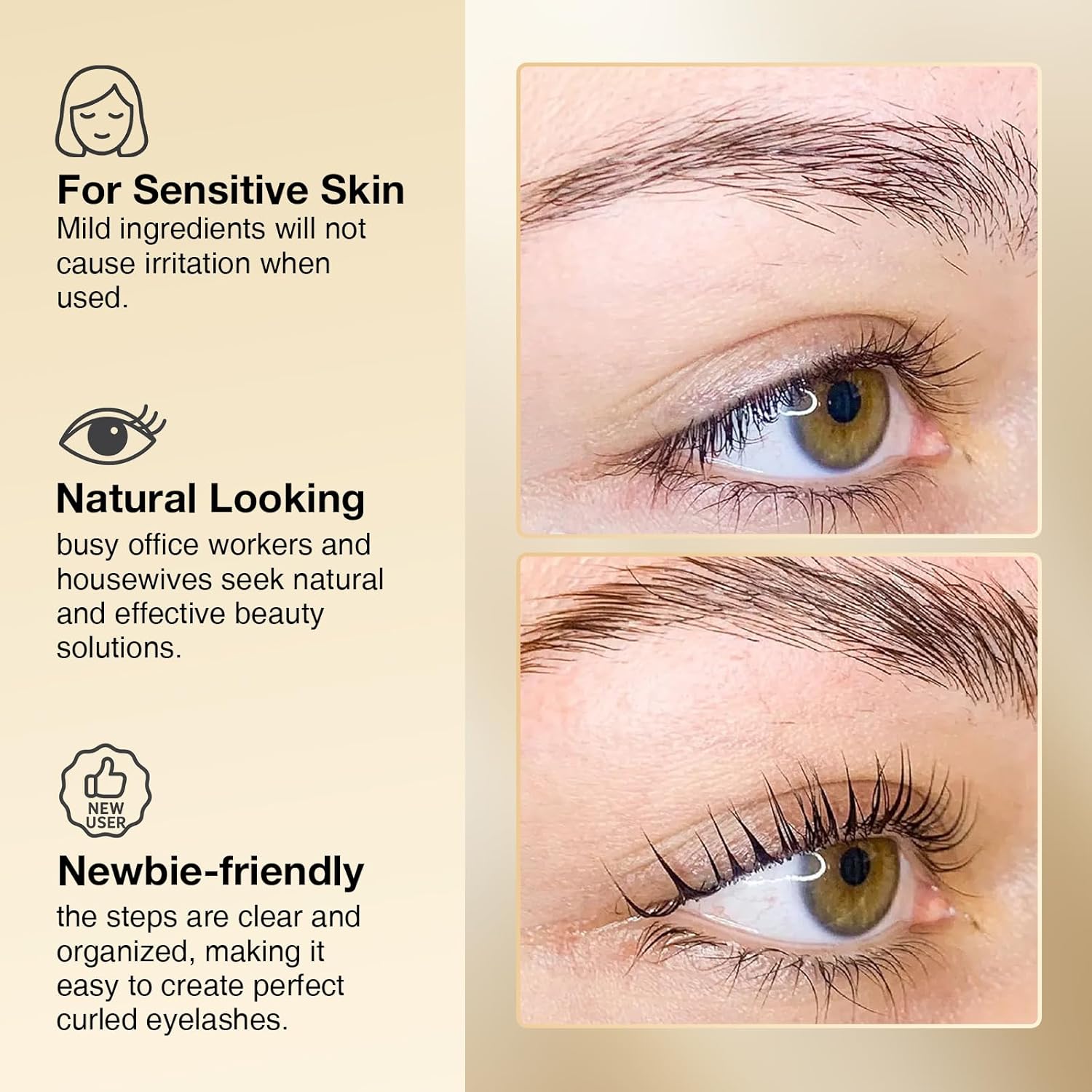 Brow Lamination Kit Lash Lift Kit, Sachet Refill Eyelash Perm Kit for Natural Curling Long-Lasting, Instant Eyelash Lift Kit, Brow Perm Kit for Salon-Quality Results at Home-GlimoraGlow