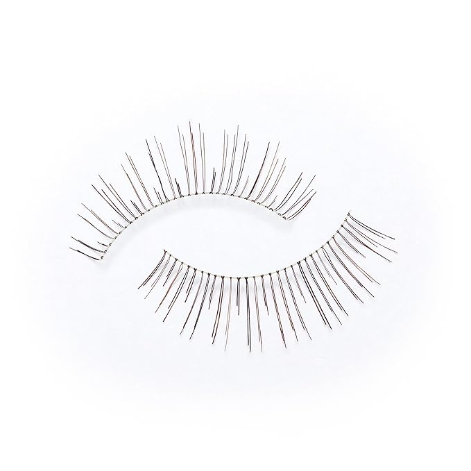 Eylure Naturals No. 020 Reusable Eyelashes, Adhesive Included, Black, 4 Pairs-GlimoraGlow