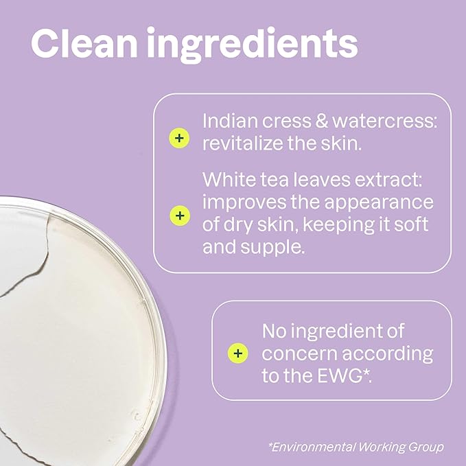 ATTITUDE Body Cream, EWG Verified Moisturizer, Vegan Moisturizing Products For Dry Skin, Dermatologically Tested, White Tea Leaves, 8 Fl Oz (Pack of 6)-GlimoraGlow