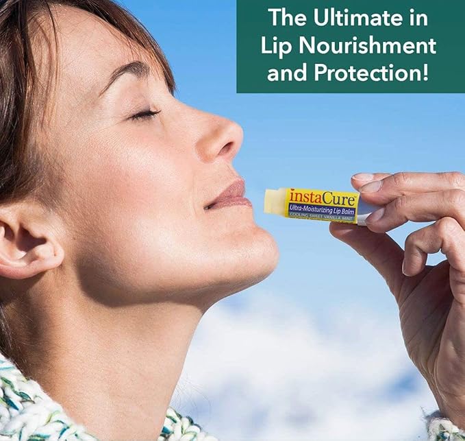 InstaCure Original Nose Balm With Raw Manuka Honey Vitamin E Shea Butter Aloe Vera Oil And Vanilla Mint Ultra-Moisturizing Max Repair/Protective Lip Balm - Fast Relief for Dry Nose & Soreness (3 Pack)-GlimoraGlow