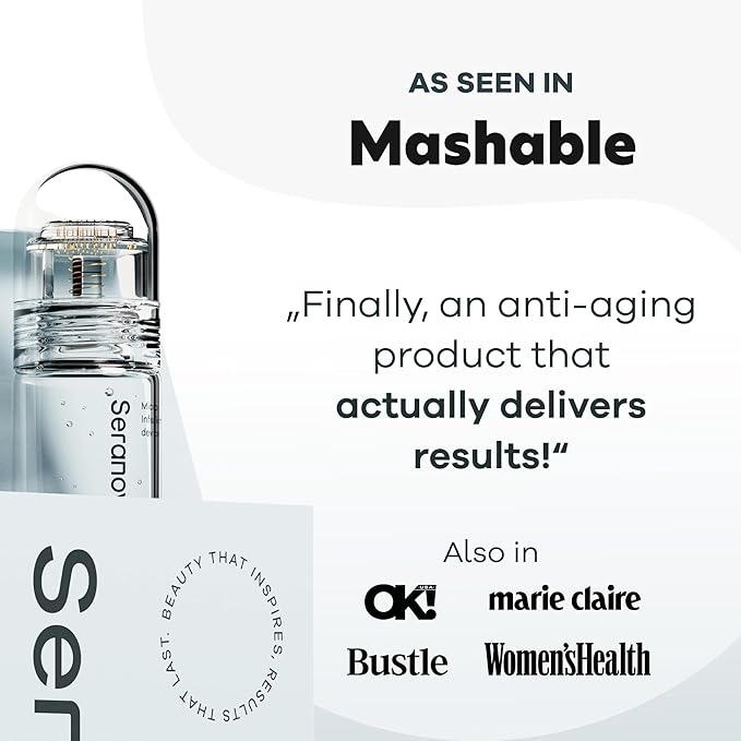 Seranova Micro Infusion for Skin Care, Facial Moisturizing Essence, Serum Smooth Skin Facial Serum for All Skin Types, 1-Month Supply-GlimoraGlow