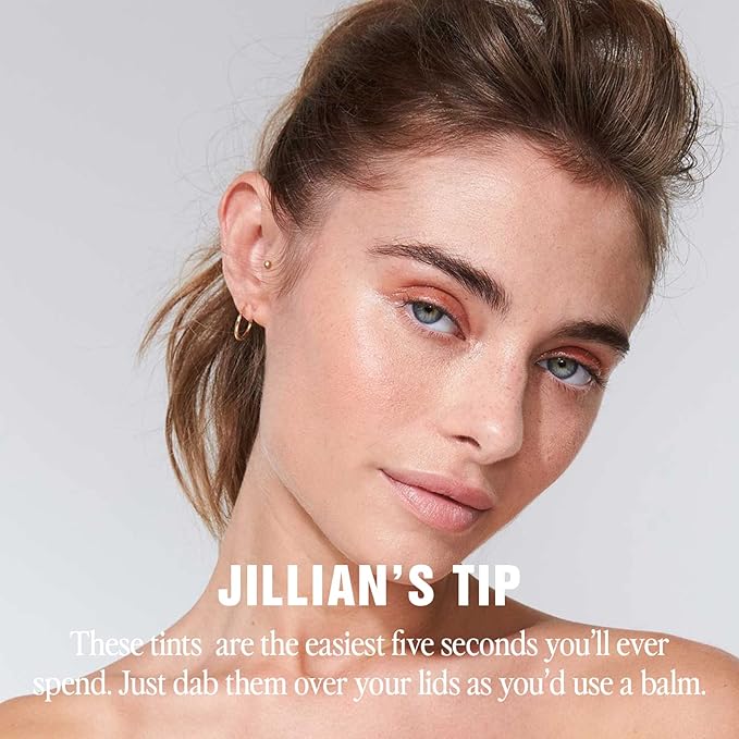 Jillian Dempsey Lid Tint: Satin Cream Eyeshadow I Easy Application for a Natural Shimmer or a Layered Matte Finish I Peach-GlimoraGlow