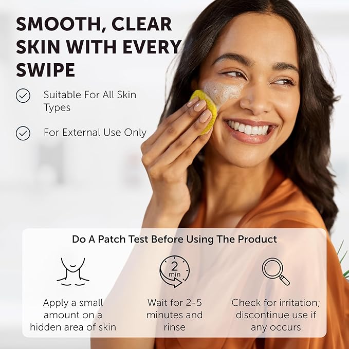 VALITIC Turmeric Kojic Acid Cleansing Pads - Exfoliating Dark Spot Remover for Face with Vitamin C, Alpha Arbutin, Niacinamide and Retinol - Kojic Acid And Turmeric Cleansing Pads - 60 Units-GlimoraGlow