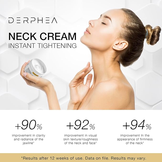 Neck Tightening Cream, Neck Firming Cream For Tightening and Firming, Fine lines, Loose & Sagging On Face, Decollete & Other Skin Areas - 1.7 OZ-GlimoraGlow