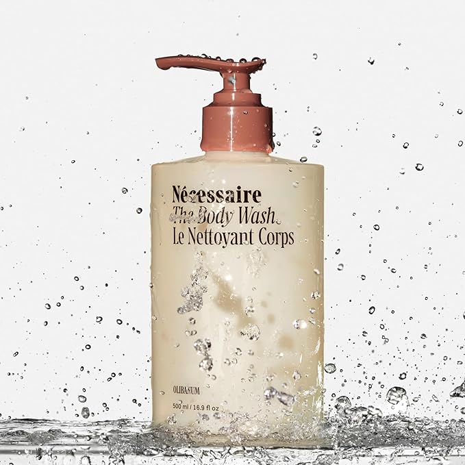 Nécessaire The Body Wash Olibanum. Natural Body Wash for Women + Men. Radiance Cleanse. Multi-Enzyme Gel Cleanser for Dull Skin. Notes of Vanilla, Fig Leaf, and Cassis Buds. 16.9 Fl Oz.-GlimoraGlow