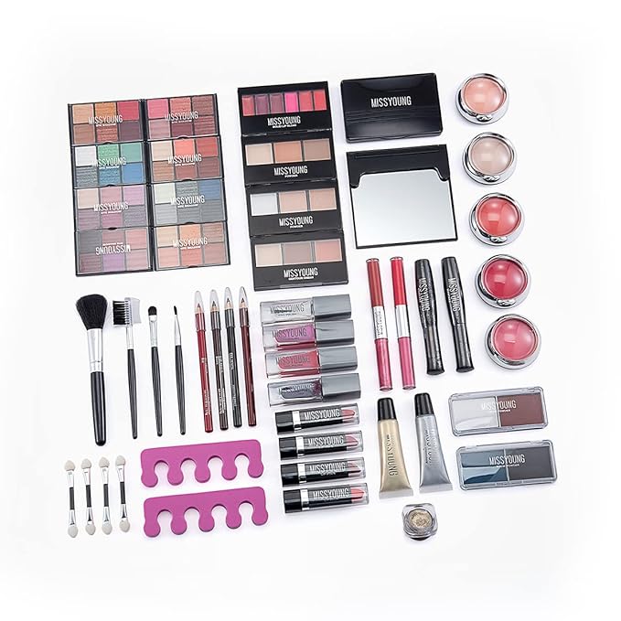 102 Colors Professional make up set, All in one makeup kit for women full kit, Cosmetics teenagers, Makeup palette-GlimoraGlow
