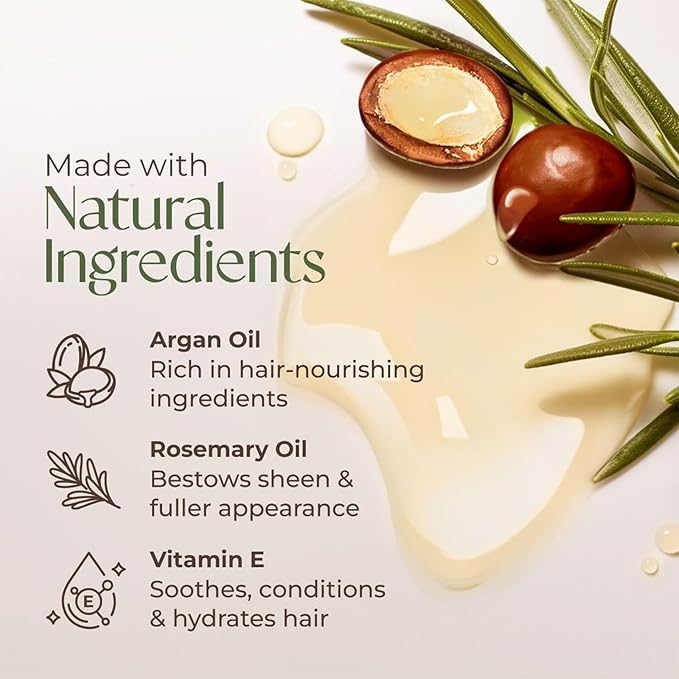 Instant Blonde and Brown Semi-Permanent Hair Dye Shampoo - 3 in 1 Formula with Argan Oil for Men & Women, Easy to Use, 16.9 Fl oz-GlimoraGlow