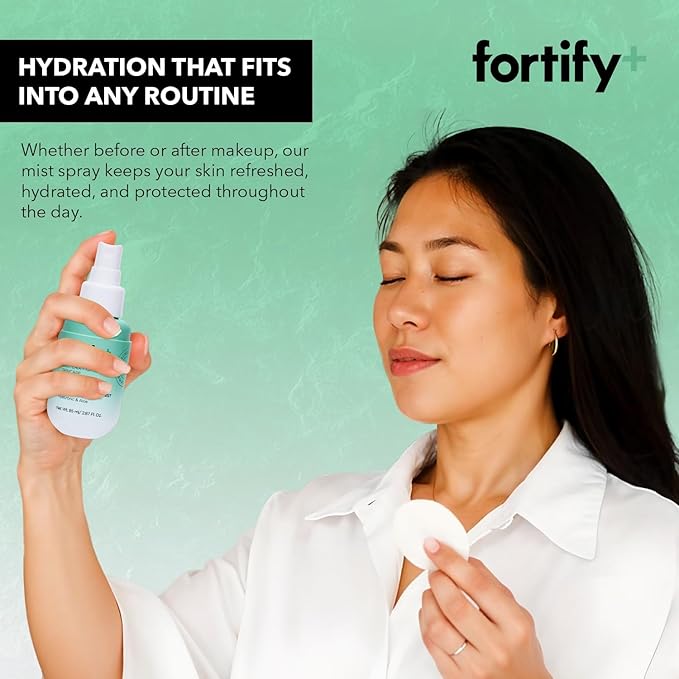 Face Mist Hydrating Spray - Hyaluronic Acid & Aloe - Dermatologist Tested, Cleansing Spray Travel Size Capsule - Fragrance-Free, Cruelty-Free - All Skin Types - Made in Korea - 2.87Oz-GlimoraGlow