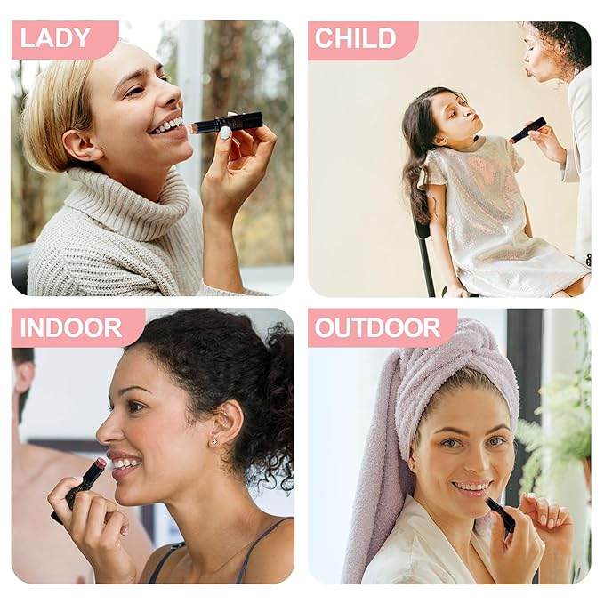 10 Pack Tinted Lip Balm With Glitter Powder Stocking Stuffers Tinted Chapstick - Moisturizing Lip Balm with Shimmer - Lipstick Set - Assorted Colors and Favors-GlimoraGlow