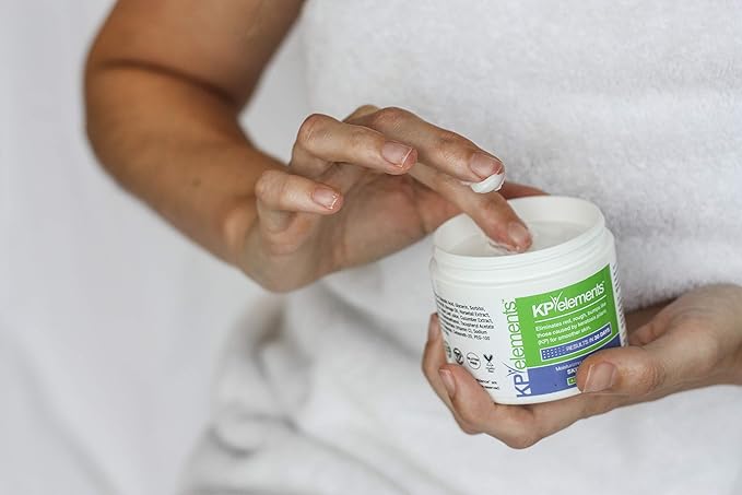 KP Elements Keratosis Pilaris Lotion (4 fl oz) - Natural Keratosis Pilaris Treatment, Moisturizing & Exfoliating AHA Lotion for KP, Vegan, Made in USA-GlimoraGlow
