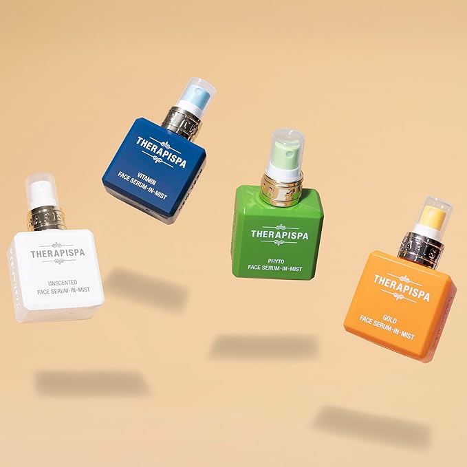 Face Serum-In-Mist – Hydrating Face Mist & Spray Serum with Niacinamide, Panthenol & Hyaluronic Acid for Firming, Radiant Glow & Youthful Skin (Gold, 2.0 fl oz)-GlimoraGlow