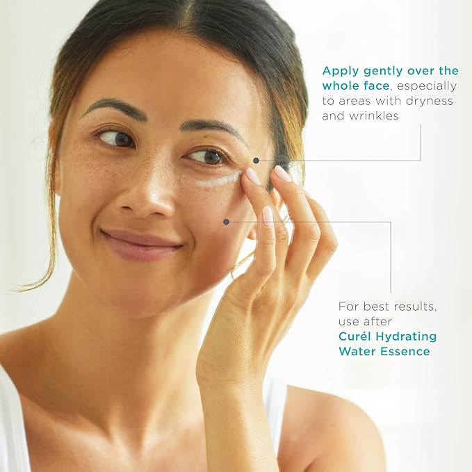 Curel Japanese Skin Care, Anti-Wrinkle Hydrating Serum, Lightweight Serum, Fragrance Free & Colorant Free, For Sensitive Skin, 1.3 Oz-GlimoraGlow