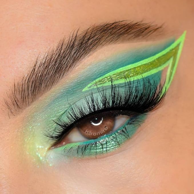 Fox Eye Lashes Wispy False Eyelashes Natural Look Clear Band Lashes 20mm 3D Mink Lash Cat Eye Spiky Strip Eyelashes Pack by Kiromiro-GlimoraGlow