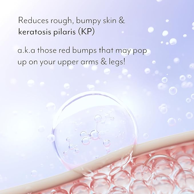 Bliss Body Butter Texture Takedown Skin Smoothing Lotion - Keratosis Pilaris KP - 6.7 Fl Oz - For Rough, Bumpy Skin - 10% AHA + Squalane + Shea Butter - Clean - Vegan & Cruelty-Free-GlimoraGlow